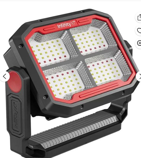 Infinity X1 Dual Powered Solar Work Light 3000 Lumen-Retail-$ 49.99