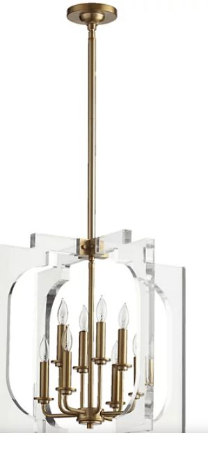 QUORUM  Broadway 6lt. Pendant Fixture-Retail- $ 880.00