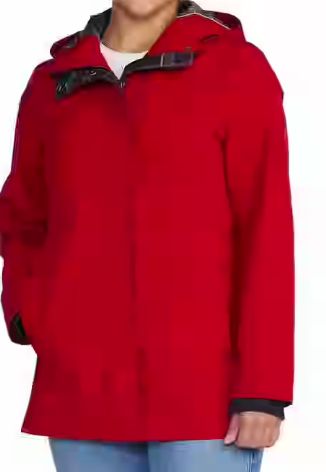 Pendleton Ladies&#39; Size Small, Hooded Rain Jacket-A_ Red-retail-$ 49.99