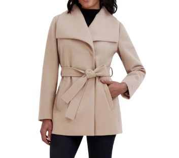 TAHARI Woman&#39;s Trench Coat  XX-Large, Regular, Cream-Retail-$ 59.99