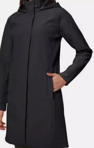 Mondetta Ladies&#39; Long Softshell Jacket- Brown -S-Retail-$ 69.99