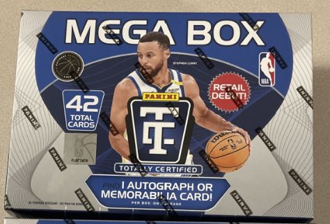 2024-25 Panini NBA Totally Certified Basketball Trading Card Mega Box