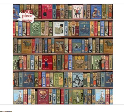 High Jinks! Bookshelves 1000pc. Puzzle-Retail-$ 15.00