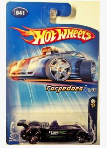Hot Wheels Mattel 2005 First Editions 1:64 Scale Torpedoes Purple Tor-Speedo Die Cast-Retail-$ 8.99