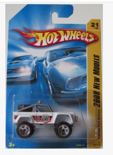 Hot Wheels 2008 021 21 New Models Custom Ford Bronco 40th Anniversary Card-Retail-$ 8.00
