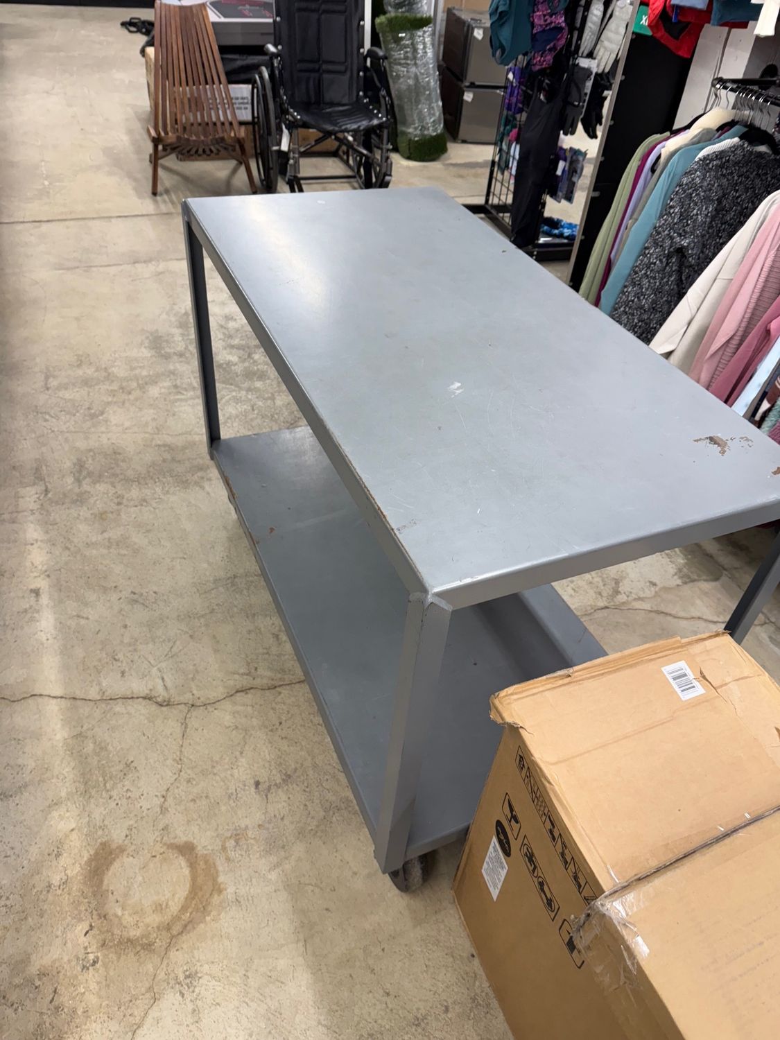 Steel Cart - 4&#39;x2&#39;x34&quot;