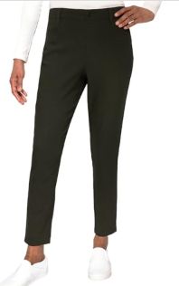 Mario Serrani Women&#39;s Textured Pull on Pants S -Retail-$ 29.99
