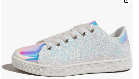 LUCKY STEP Glitter Sneakers Sz. 8-Retail-$ 37.99