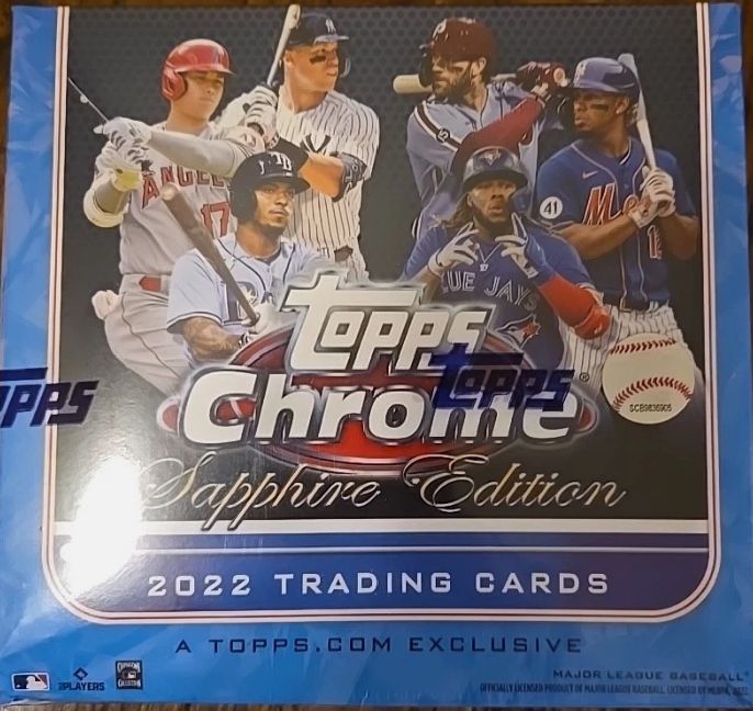2022 Topps Chrome Sapphire Baseball Hobby Box