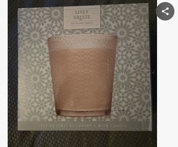 Mayfield Candle Company Linen Breeze Soy Blend Candle-Retail - $49.99