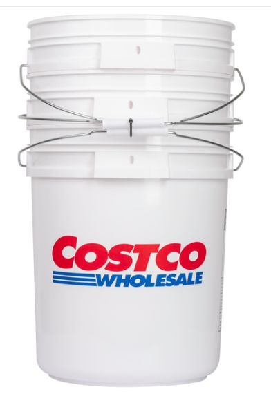 Costco 5 gal Bucket-Retail-$ 11.99
