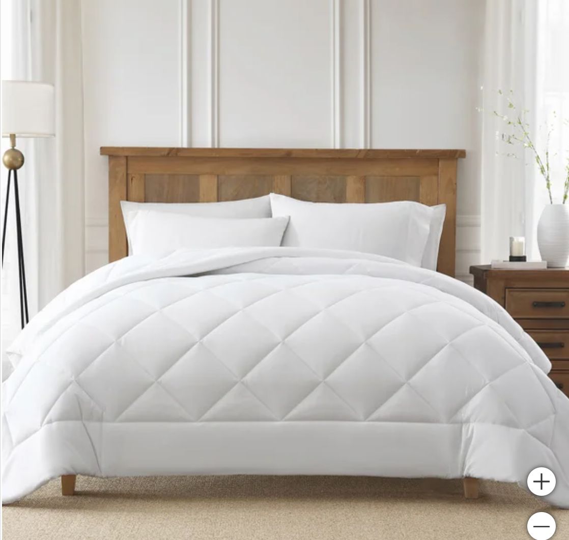 Sutton Place Cooling Comforter, COLOR: White, Size: Queen