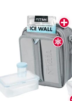 Titan Arctic Zone Fridge Cold, Crush Resistant Lunch Pack with 2 Ice Walls - Retail - $39.99