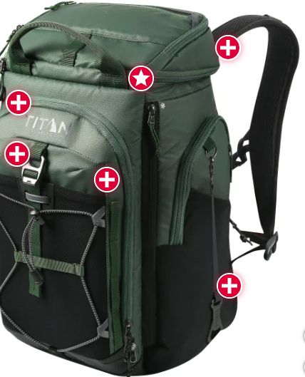 TITAN 26 CAN BACKPACK-Retail- $ 49.99