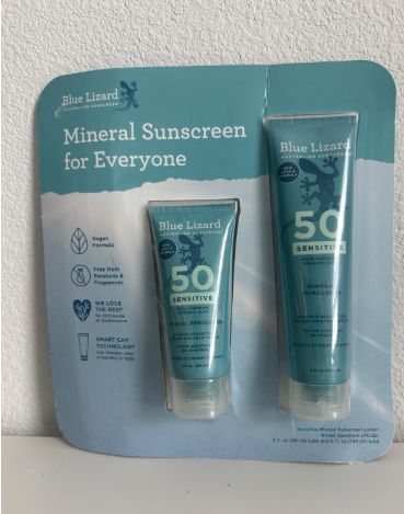Sensitive Mineral Sunscreen SPF 50+, Retail $18.99