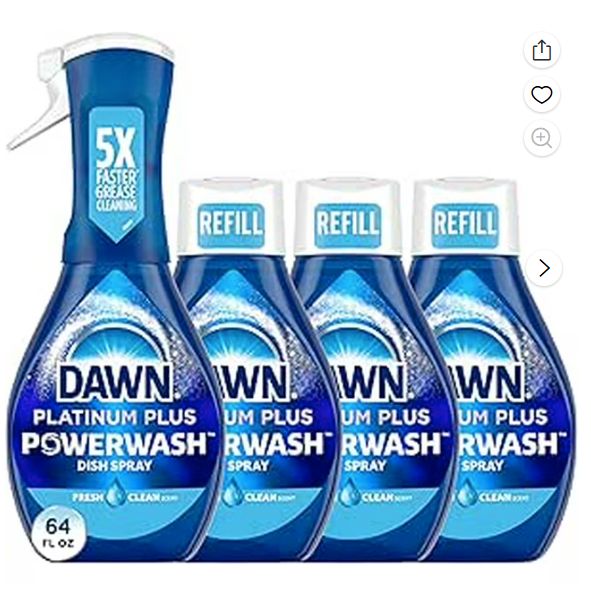 Dawn Spray Dish Soap Fresh Scent 16 Ounce 4 Count-Retail-$ 23.99