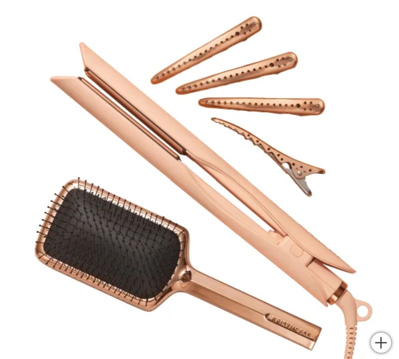 Kristin Ess Hair Signature Styling Set 3-in-1 Ceramic Flat Iron - Retail $69.99