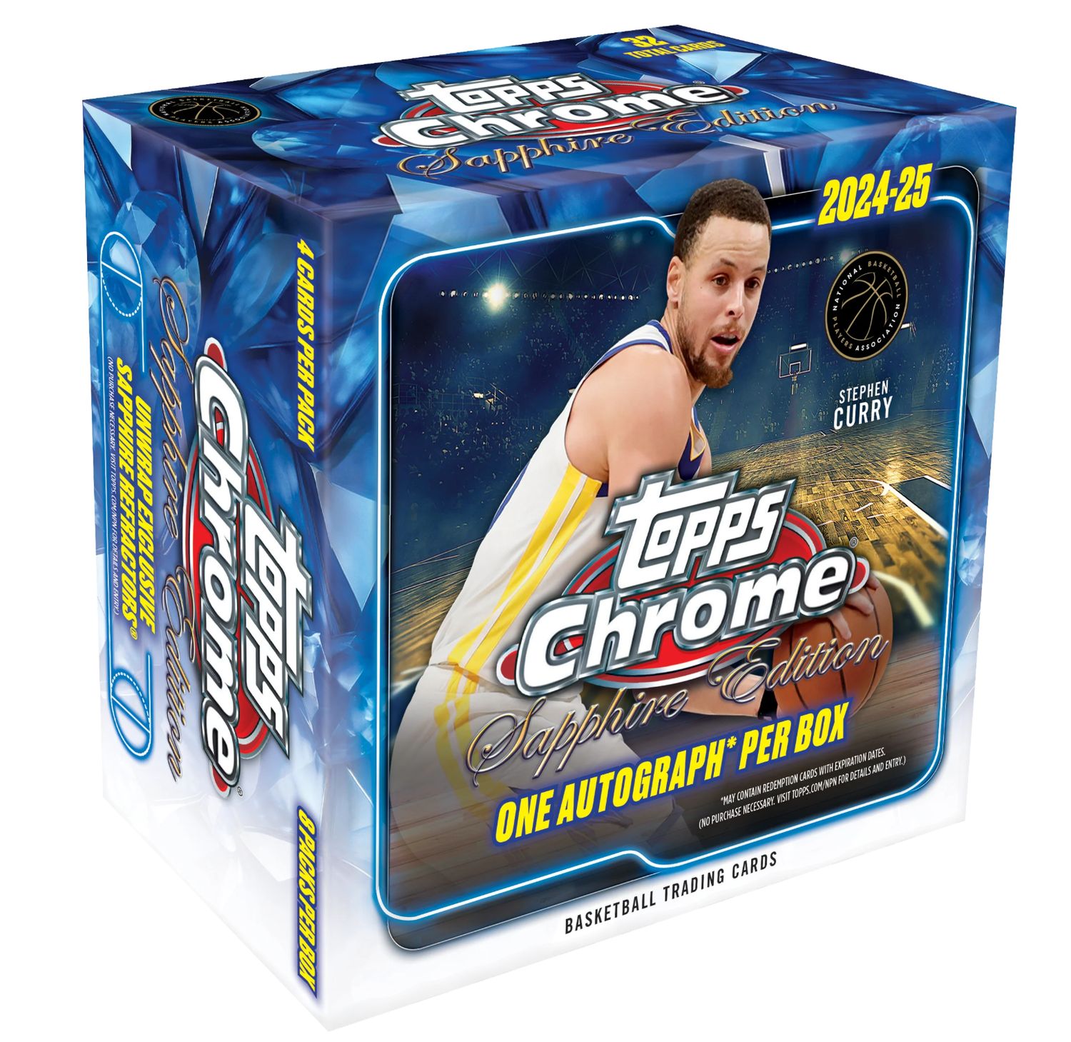2024/25 Topps Chrome® Basketball - Sapphire Edition - Hobby Box, Size: Hobby Box