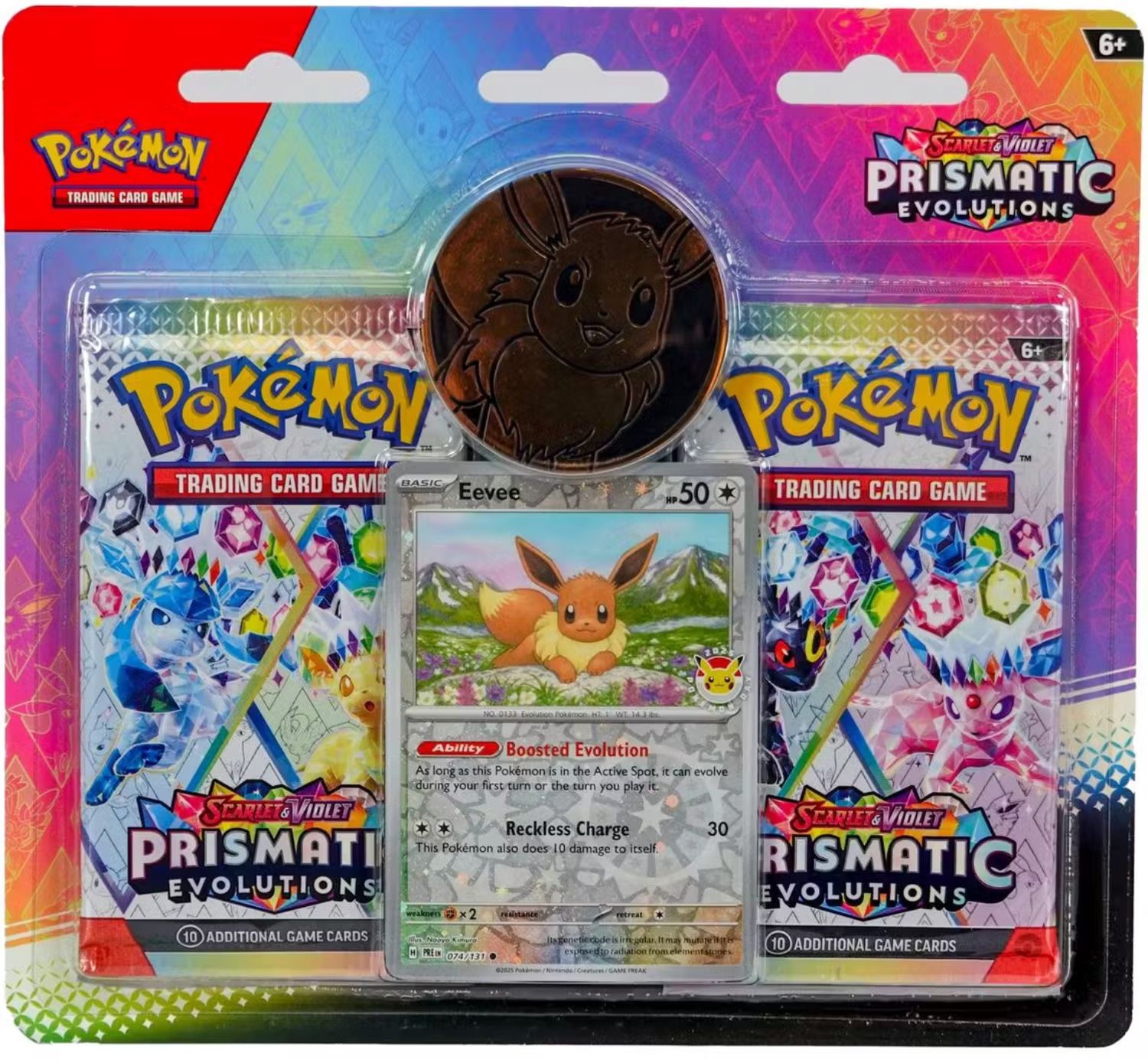 Pokemon Scarlet &amp; Violet: Prismatic Evolutions 2-Pack Blister