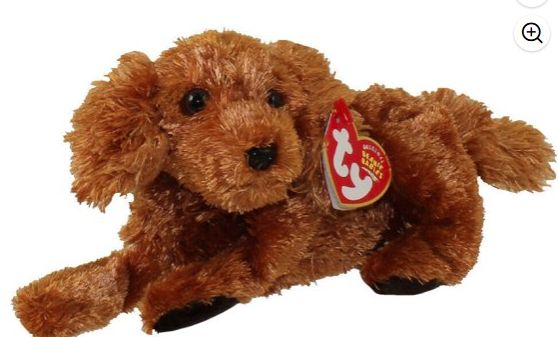 TY Beanie Baby - FITZ the Dog (8&quot; Plush) -Retail-$ 39.99