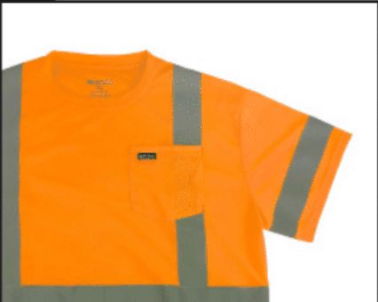 CLASS 2 HI-VIS SHORT SLEEVE SAFETY T-SHIRT