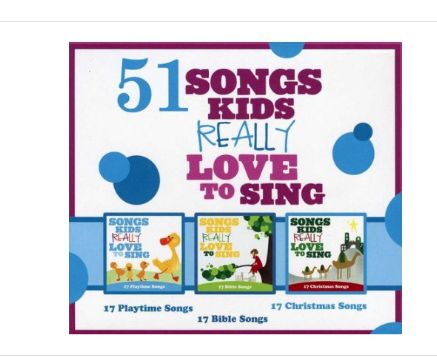 Kids Choir 51 Songs Kids Really Love to Sing (3CD)-Retail-$ 9.99