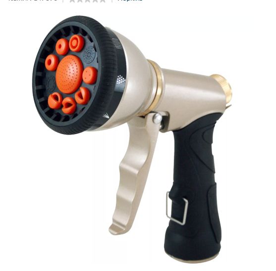 Auto Spa Autospa Adjustable Jet Spray Nozzle - Attaches to a Standard Garden Hose - 9 Pattern Nozzle-Retail-$ 19.99