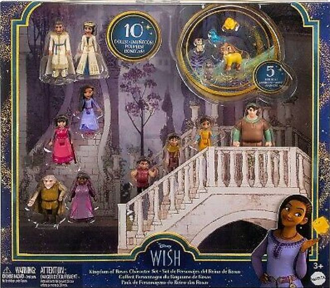 Disney MATTEL INC Wish Poseable Kids Doll with Star and Valentino