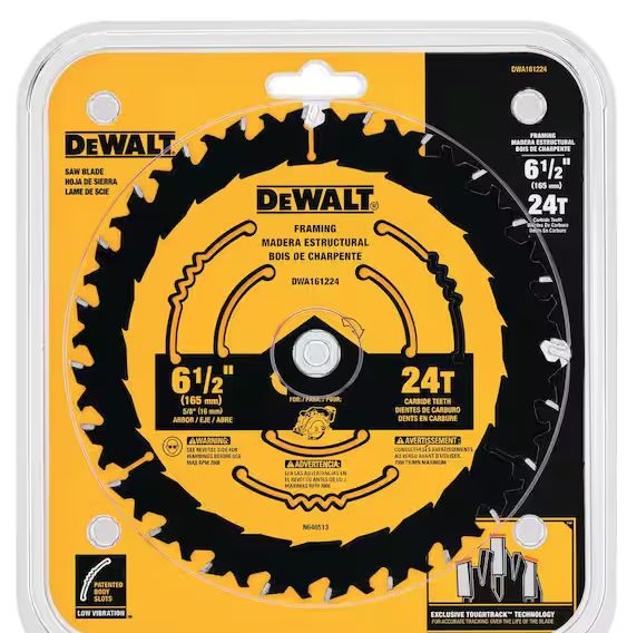6-1/2 in. 24 Tooth Circular Saw Blade-Retail-$ 11.98