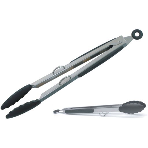 Progressive  Cooking Tongs  - Black Dripless Tongs