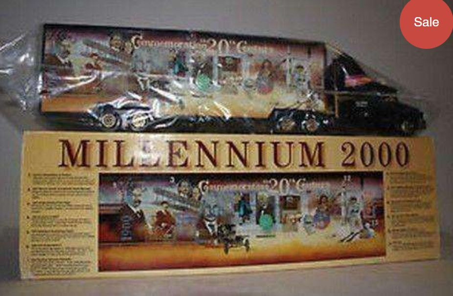 Millennium Express 2000 Tractor Trailer America Commemorate Truck New in Box