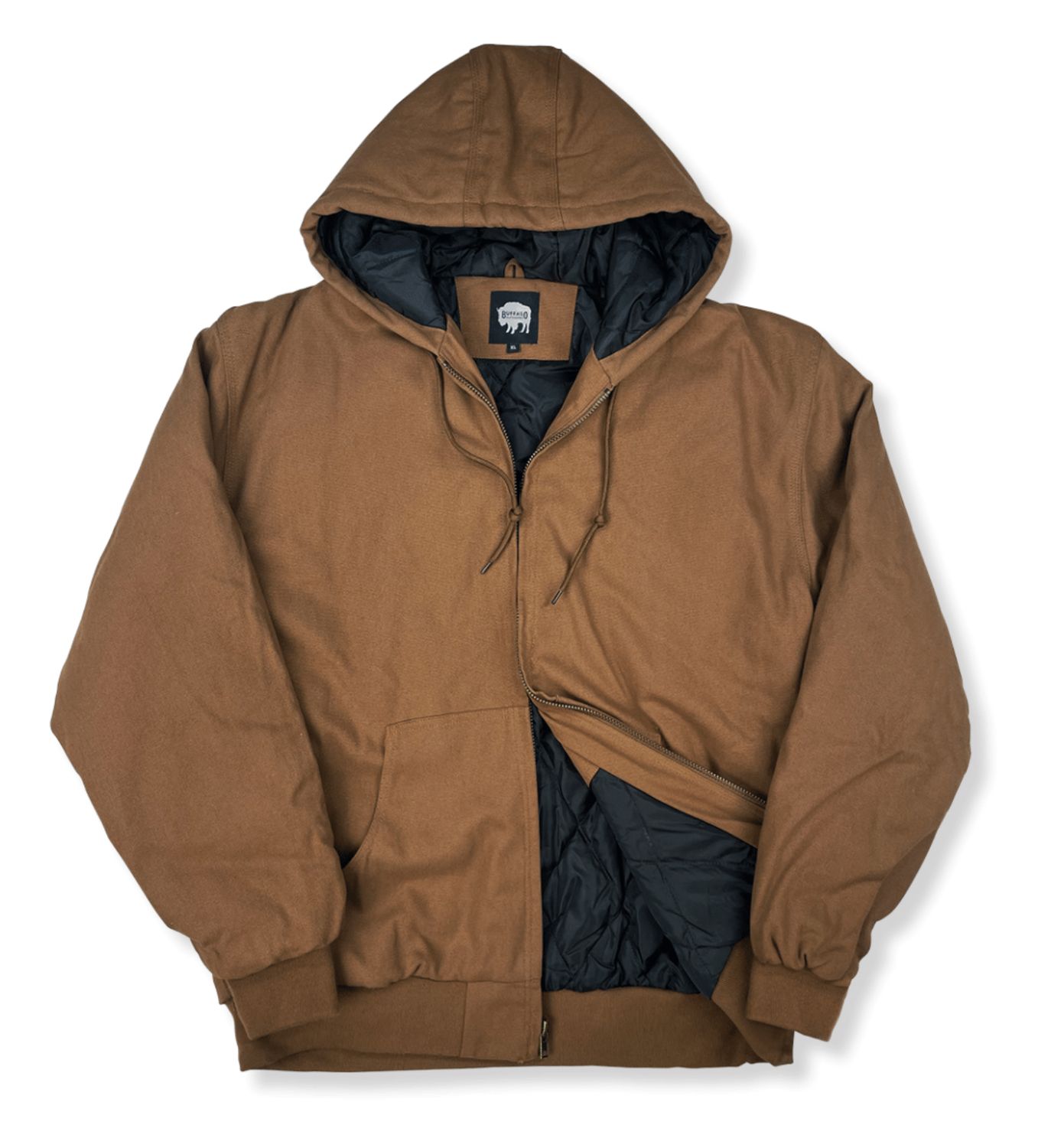 CHESTNUT CANVAS BOMBER JACKET