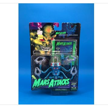 Trendmasters MARS ATTACKS - Doom Robot with Mission Disk #1
