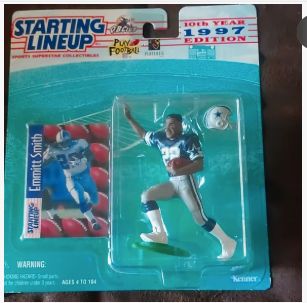 NWT NFL 1997 Starting Lineup Collectible Emmitt Smith