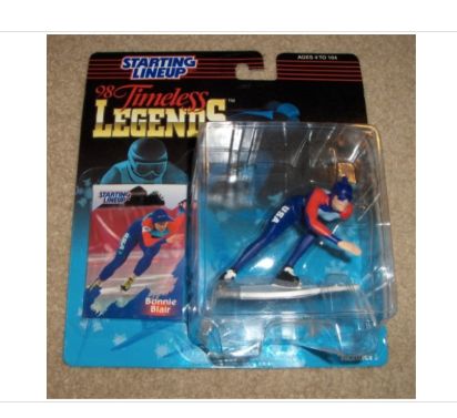 1998 Bonnie Blair Timeless Legends Starting Lineup Figure