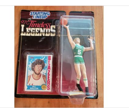 1997 Timeless Legends Starting Lineup Basketball Bill Walton Boston Celtics