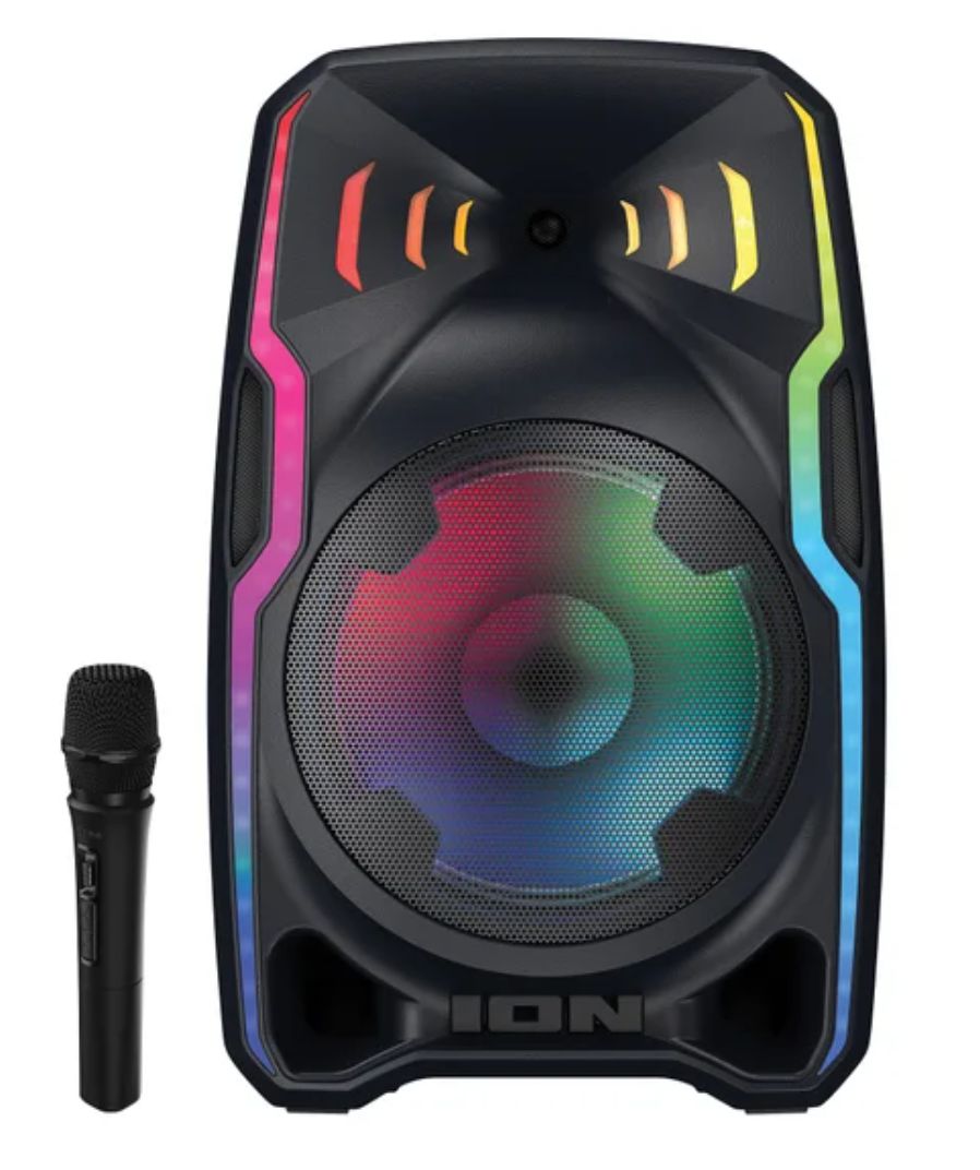 ION Audio Total PA Apex Battery-Powered PA Speaker with Wireless Microphone and Dynamic Lights