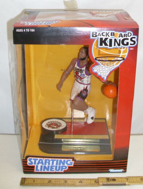 Kenner Starting Line up Nba Damon Stoudamire Raptors Figure Back Board Kings