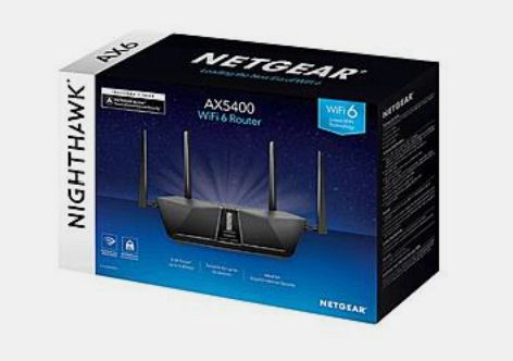 Netgear Nighthawk AX5400 802.11ax WiFi 6 Router model RAX54S