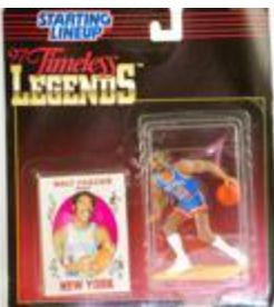 1997 - Kenner - Starting Lineup - 97 Timeless Legends - Walt Frazier - G - New York Knicks - NBA - Action Figure - Trading Card - Limited Edition