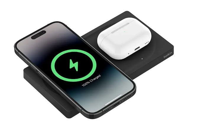 Belkin BoostCharge Pro 2-in-1 Magnetic Wireless Charging Pad with Qi2-Retail-$ 37.99