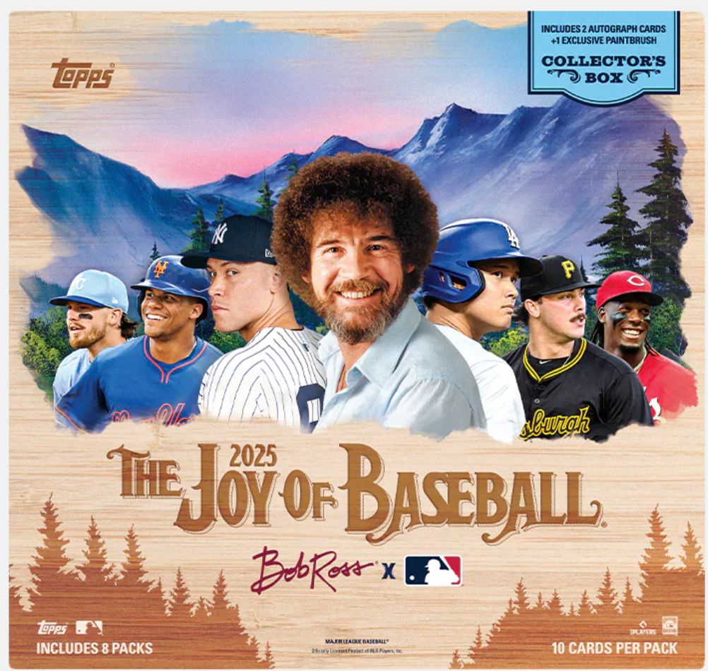 2025 Topps x Bob Ross: The Joy of Baseball - Collectors Box