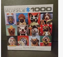 Eurographics Puzzle 1000 Pc - Funny Dogs Retail-$ 15.99