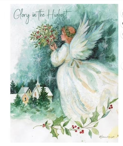 Angel of Christmas Boxed Christmas Cards (18 pack) Decorative Box by Susan Winget-Retail-$ 24.10
