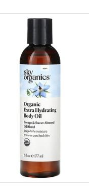 Sky Organics Organic Extra Hydrating Body Oil 6 Fl Oz-Retail-$ 22.42