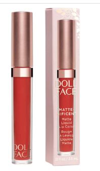 Doll Face Matte-nificent Matte Liquid Lip Color, Bombshell - 0.12 Oz-Retail-$ 12.00