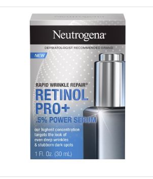 Neutrogena Rapid Wrinkle Repair Retinol Pro+.5% Power Serum, 1 Fl. Oz-Retail-$ 41.99