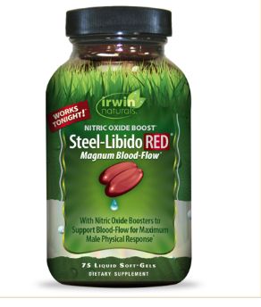Irwin Naturals, Steel-Libido Red®, Magnum Blood-Flow, 75 Liquid Soft-Gels-Retail-$ 22.99