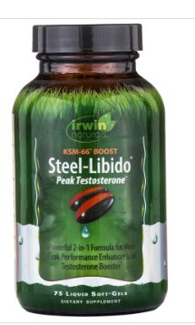 Irwin Naturals Steel-Libido Peak Testosterone, 75 CT=Retail-$ 24.99