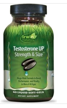 Irwin Testosterone up Strength &amp; Size, 60 CT-Retail-$ 34.99
